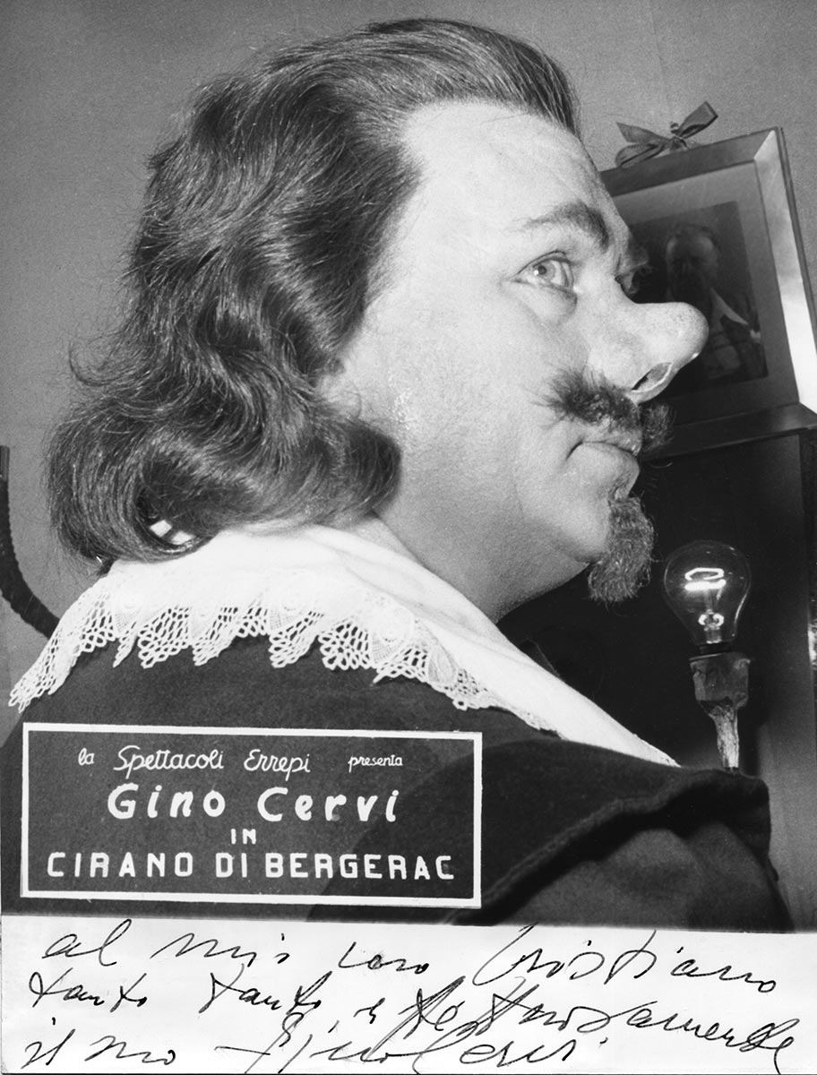 Foto private della biografia di Sergio Fantoni 1953 Cyrano de Bergerac di Edmond Rostand. Regia di Raimond Rouleau. Con Gino Cervi, Edda Albertini, Paolo Carlini, Tino Buazzelli, Dina Sassoli. 1953.