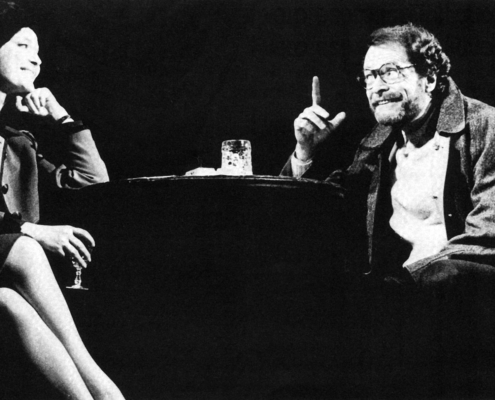 Tradimenti di Harold Pinter. Regia di Giuseppe Patroni Grffi. Con Ilaria Occhini, Duilio Del Prete. 1982.