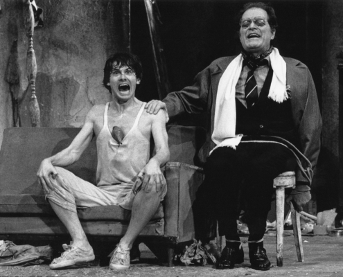 Orfani di Lyle Kessler. Regia di Ennio Coltorti. Con Sergo Rubini (solo al Festival di Asti) poi Giulio Scarpati e Ennio Fantastichini. 1987.