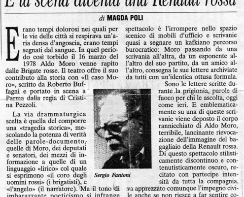 1998. Il caso Moro di Roberto Bufagni. Regia di Cristina Pezzoli.